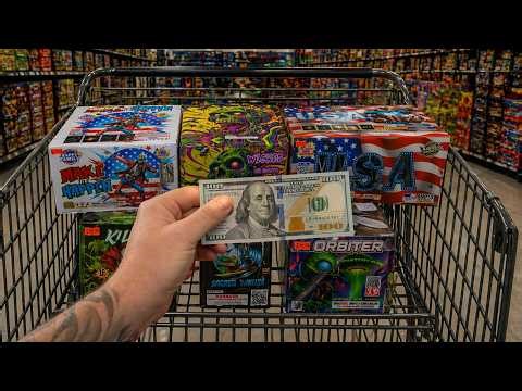 The CHEAPEST Firework Store in the Nation, With Only $100!