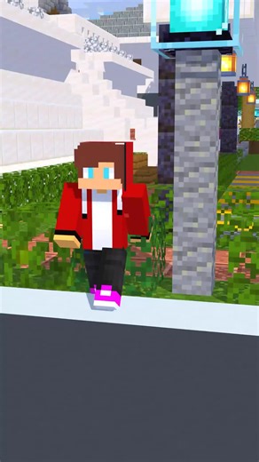 Mikey Draws a Fake Hole in Minecraft