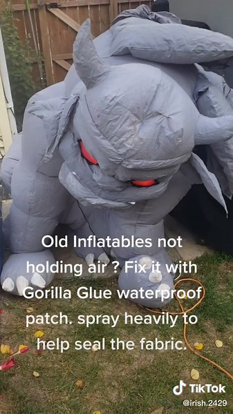 Fixing Old Inflatables with Gorilla Glue Waterproof Patch