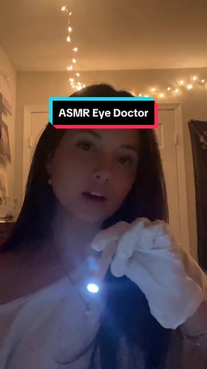 ASMR Eye Doctor Exam Roleplay with Light Triggers and Whispering