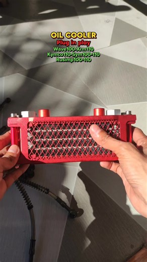 Oil Cooler Plug and Play for Wave 100 and XRM 110