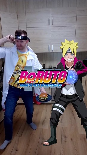 Boruto's Super Sour Burger 🍋🍔, what next!? #boruto #burger #anime #food #foodkagechris