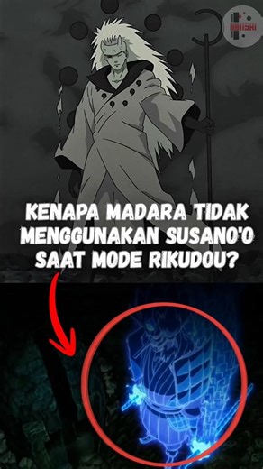 Why doesn't Madara use Susanoo anymore? #naruto #rikudo #uchiha #madara #anime #sharingan #susanoo
