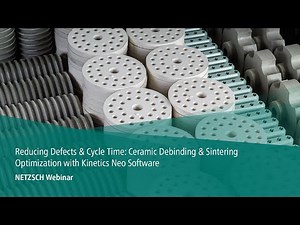 Reducing Defects & Cycle Time Ceramic Debinding & Sintering Optimization with Kinetics Neo Software
