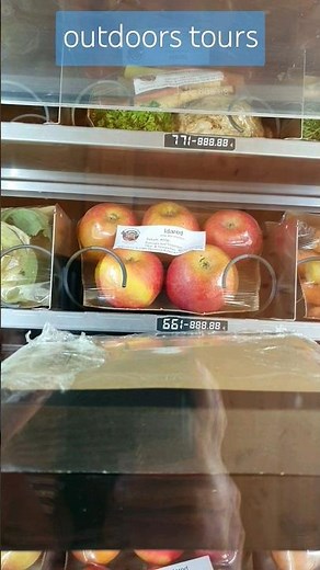 Buying an Apple from a Vegetable Vending Machine #vendingmachine #vegetables #fresh #outdoorstours