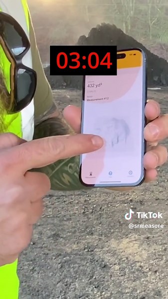 Measuring 3 Stockpiles with an iPhone | Real-Time Efficiency