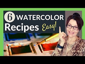 Watercolor Color Mixing Tutorial (6 EASY Recipes!)