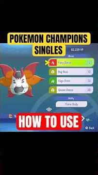 BEST MOVE IN THE GAME!? 🦋 Volcarona Guide for Pokémon Champions singles #shorts