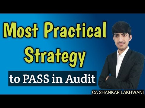Golden Strategy to PASS in Audit I Sure-shot Exemption Strategy I CA Final Audit