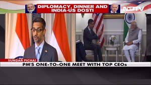 Video | "Will Open Google Fintech Centre In Gujarat": Sundar Pichai Meets PM Modi