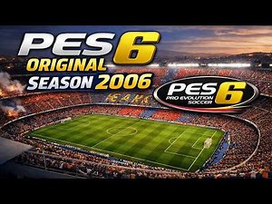 ⚽ Cómo DESCARGAR e INSTALAR PES 6 ORIGINAL SEASON 2006 en Español para PC + extra
