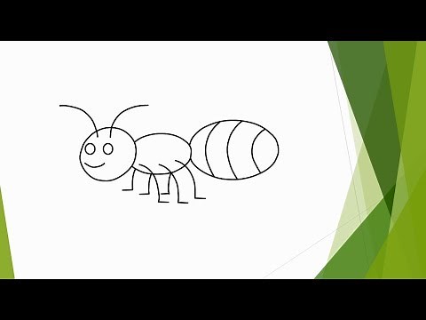 Zeichnen mit Kindern - Ameise