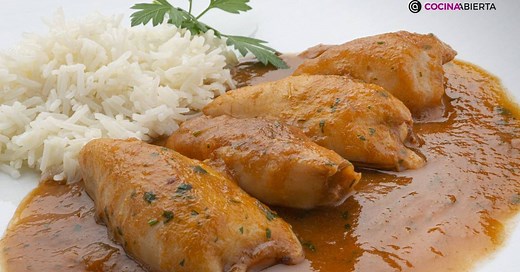 Calamares rellenos con salsa americana por Karlos Arguiñano