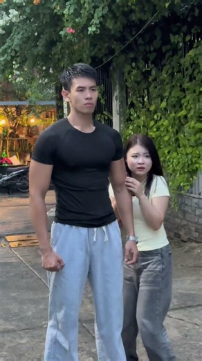 A Lesson for the Trouble Maker | MUSCLE MAN | #namphuong #muscleman #funny #shorts #hero #kindness