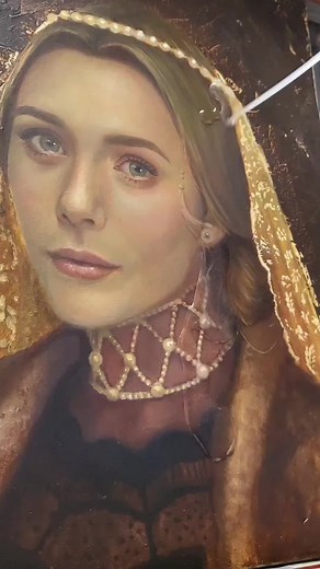 592K views · 4.5K reactions | Magic of varnishing #artist #oilpaintingtechniques #oilpainting #oilpaint #art #artwork #oiloncanvas #varnish | Lena Sugralinova | Facebook