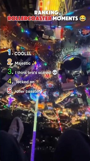 Craziest Rollercoaster Moments 🎢 ✨ #viral #moments #fails #shorts #fyp #themepark #funny