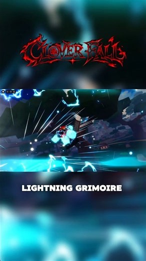 LUCK LIGHTNING GRIMOIRE IN CLOVER FALL #cloverfall #luck #roblox #blackclover #robloxgames