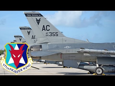 Jersey Devils, USAF. Powerful F-16 fighter jets during realistic exercises.
