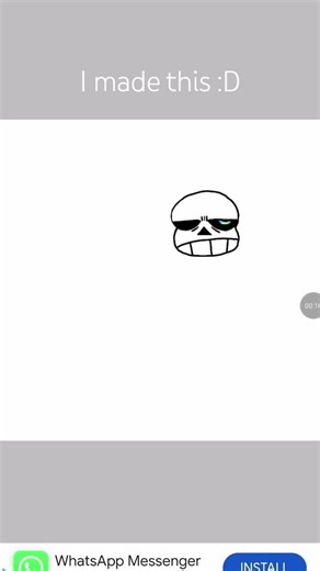 a simple animation practice:D #art #animation #ibispaint #sans