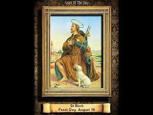 Saint of the Day — August 16 — Saint Roch #saintoftheday