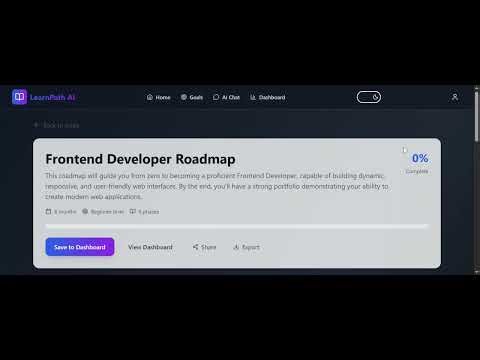 AI-Powered Personalized Learning Roadmap | Google Gemini + MERN Stack