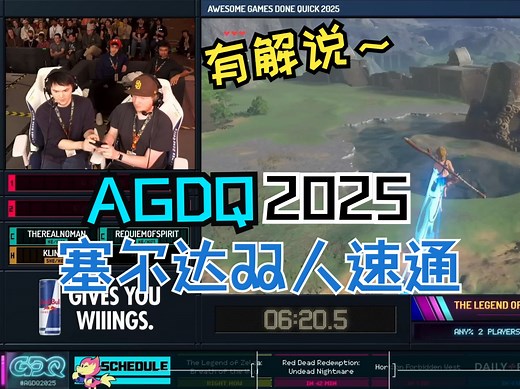 AGDQ 2025 塞尔达旷野之息双人速通 Player5 and mikeysgone - Awesome Games