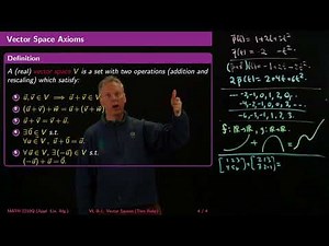 Vector Spaces - Linear Algebra - B1