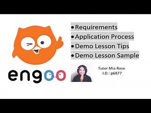 ENGOO Tutor Requirements, Application Process, Demo Lesson Tips & Demo Lesson Sample