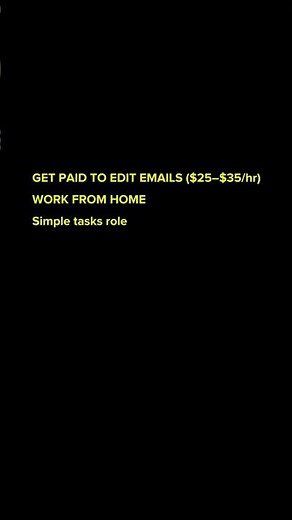 Get Paid To Edit Emails ($25–$35/hr) | Work From Home Freelance Job