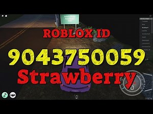 STRAWBERRY Roblox Song Codes