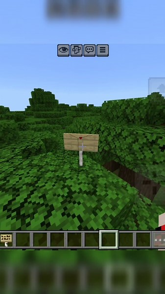 can we type emojies on minecraft signboard 🤠 #trendingshorts