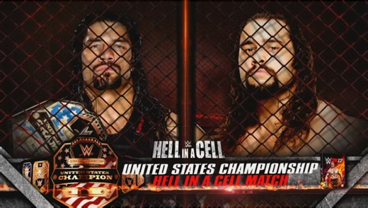 Rusev vs. Roman Reigns 2016.10.30 Hell In A Cell 地狱牢笼赛