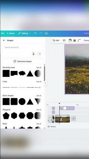 How to Make a Blink or Flash Transition Using Canva Shapes #CanvaHack #Animation #VideoEffects