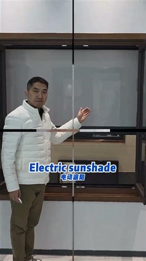 Open all windows and doors, install electric blinds, ventilation blinds to prevent privacy#qiangning