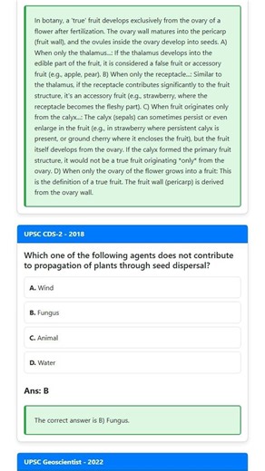 Fruit Formation: Types and Dispersal