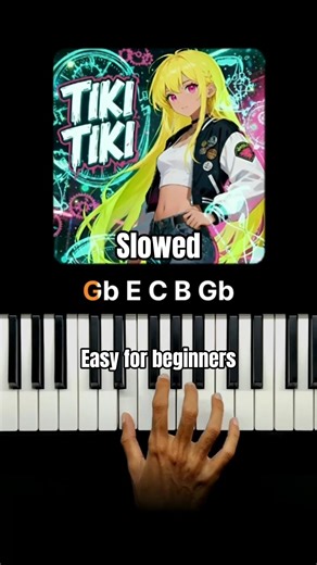 Tiki Tiki (easy phonk) Piano tutorial