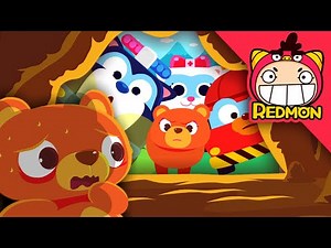 Save the Baby Bear! | Rescue Car Buddies | Cartoon | REDMON