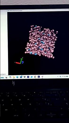 Molecular Dynamics-LAMMPS #experiment #chemistry #computationalchemistry #lammps #moleculardynamics