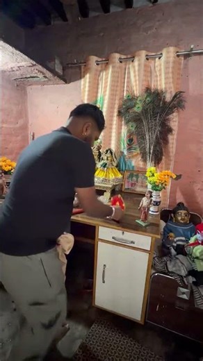 Aj pure ghar ko Ganga jal se shudh kiya or puja ki #villagelife #dailyroutine #shorts #yosho