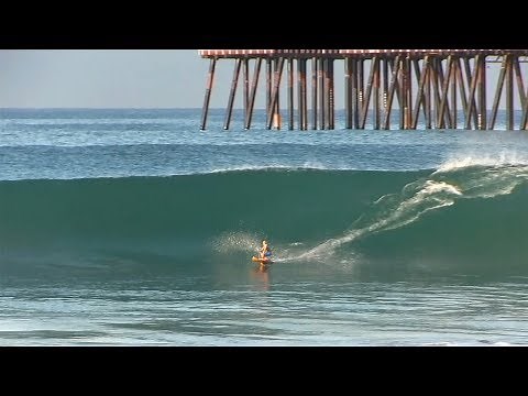 RC Surfer pulls off INSANE rides in "GIANT" waves - Raw Footage