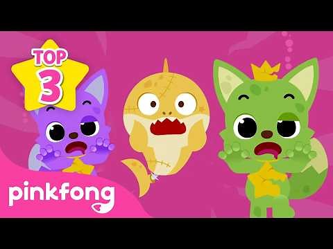 Best Zombie Cartoon Mix | Mysterious Zombie Sharks and Pinkfong | Pinkfong Official