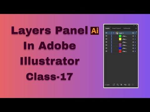 Layers Panel in Adobe Illustrator Class-17