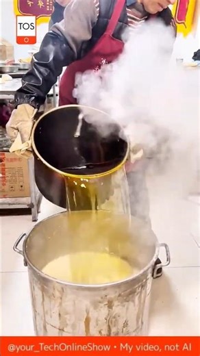 BOILING OIL pouring process 😮🔥🛢️ #shorts #skills #crafts #satisfying #process