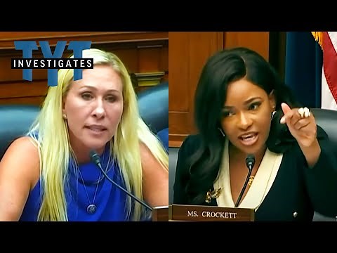 Jasmine Crockett Mops The FLOOR With MTG For 12 Straight Minutes