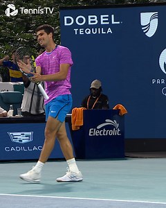 1M views · 14K reactions | Tennis Nearer The GODS! 朗 All the angles of Carlos Alcaraz's EPIC point vs Monfils in Miami | Tennis TV | Facebook