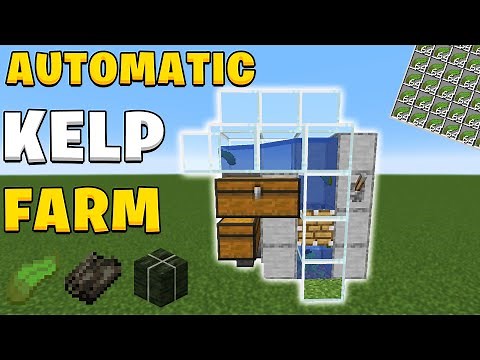 Automatic Kelp farm for Minecraft 1.21
