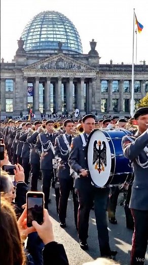 "German Military Orchestra Parade at the Bundestag — Ultra Realistic 4K Cinematic March!"