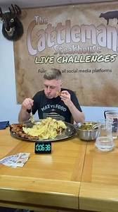 Max vs Food took on 6.8kg bangers and mash food challenge… £250 on the table… can he be the first UK eater to take it down??! #fblifestyle #cattlemansteakhouse #foodchallenge | Cattlemans Steakhouse