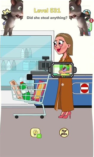 Tom Scan Thief 😭🤣(My taking tom 2) #mytom2 #talkingtom #shorts