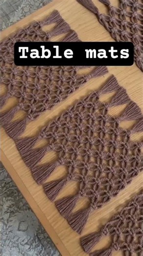#tablerunner #mats #diy #macrame